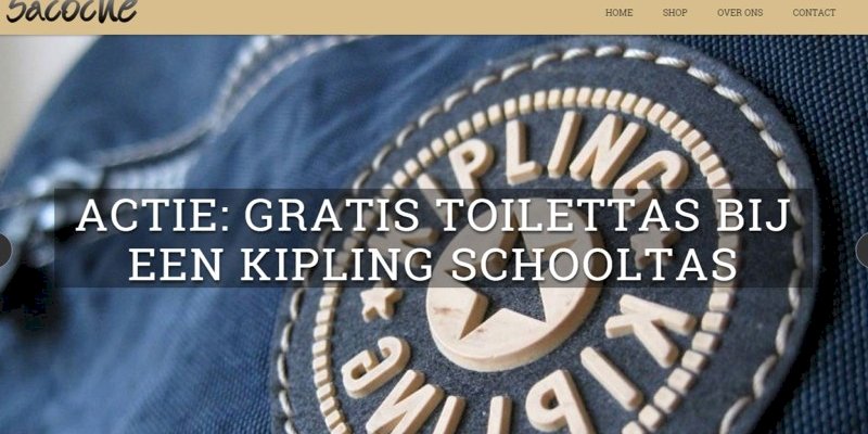 Nieuwe website Sacoche Arendonk (BE) online