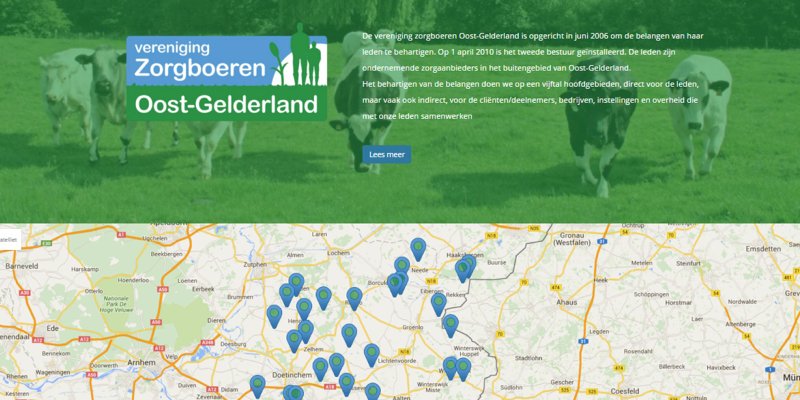 Vernieuwde webportal voor de Zorgboeren Oost Gelderland online