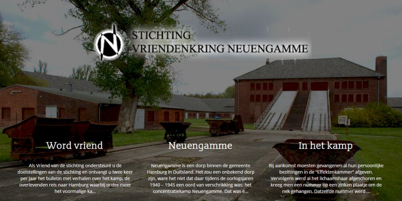 Vernieuwde website vriendenkring Neuengamme online
